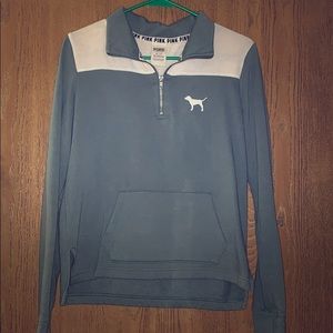 VS Pink Quarter Zip Top